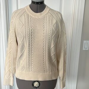 NWOT J Crew Cotton Knit Sweater